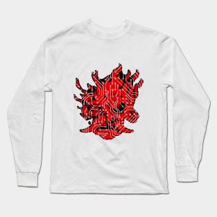 Cyberpunk Samurai Circuit Long Sleeve T-Shirt